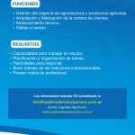 Flyer Requisitos Ingenieros Agrónomos