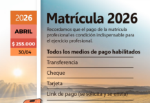 MATRÍCULA 2026