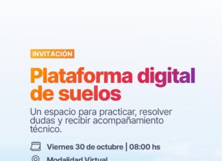 Invitación: Plataforma digital de suelos.